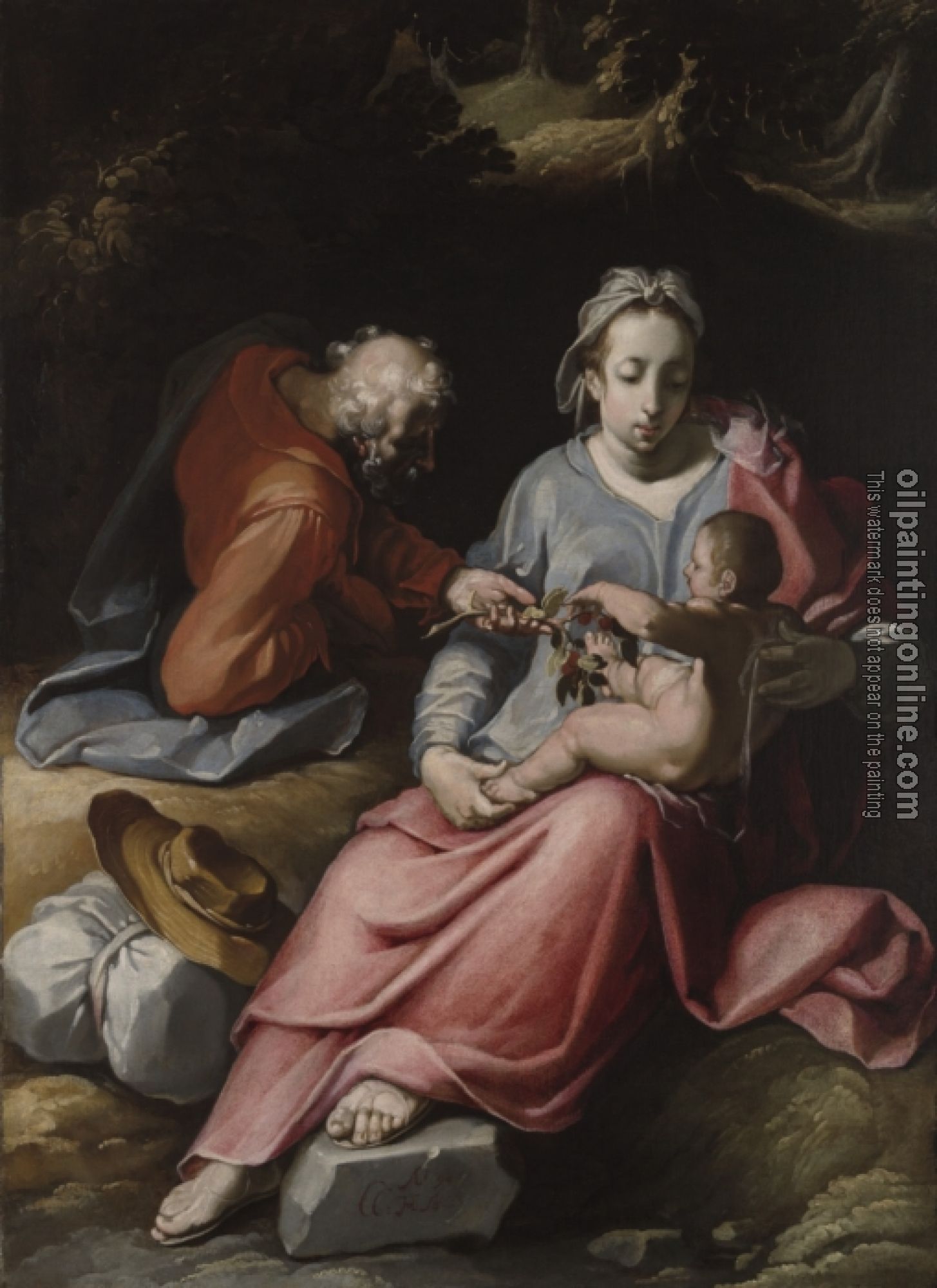Cornelis van Haarlem - The Holy Family